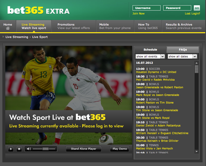 Bet365 Live betting In Play Live Streaming