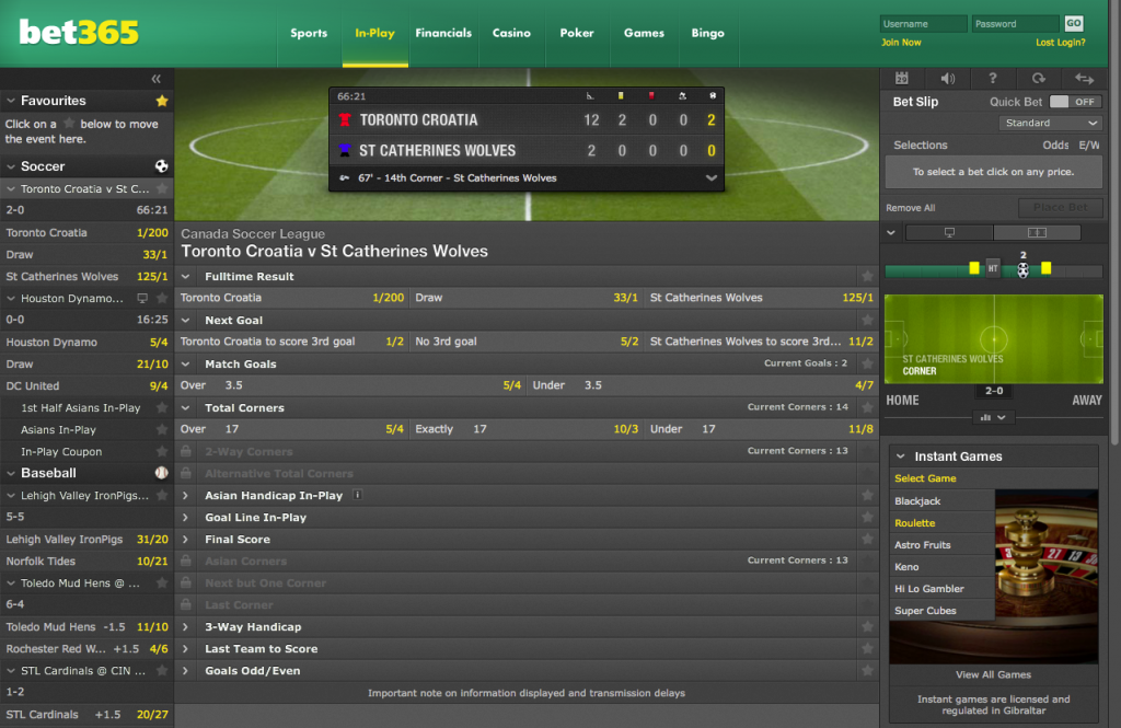half with most goals betting line