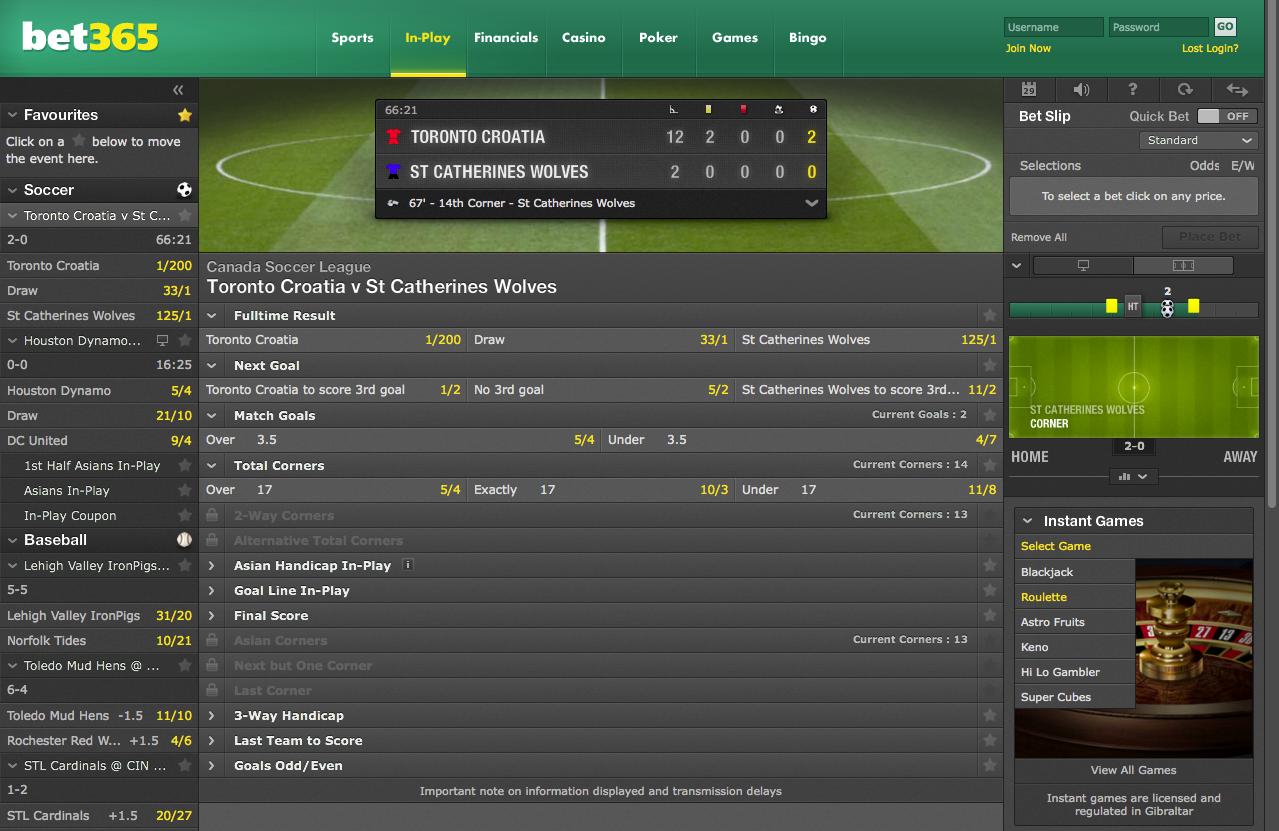 Bet365 Live Betting Bet In Play